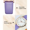 CIVO Ladies Watches Leather Strap: Simple Easy Read Ladies Analogue