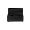 Rolodex Wood Tones Collection - Clasificador de escritorio, color negro