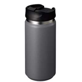 Gowell Zalatto TS-1410-011 Tumbler with Lid, Vacuum Insulated, Stainless Steel, Thermal, Cold Retention, Double Layer, 11.8 fl oz (350 ml), Gray (Men’s Like Stylish Matte Series)