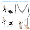 Double Dog Lead Split Double Dog Leash Coupler Reflective Dual