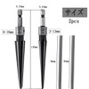 Wolfride T-Shape Taper Reamer,Hex Shaft Taper Reamer,T-Handle Taper Reamer,Carbon Steel