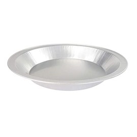 Handi-Foil Disposable Aluminum Foil Pie Pan - 9 Inches Heavy Duty Reusable Aluminum Foil Pie Pan Perfect for Baking, Cooking, Food Preparing, Oven Safe Foil Baking Pan, Silver (Pack of 10)