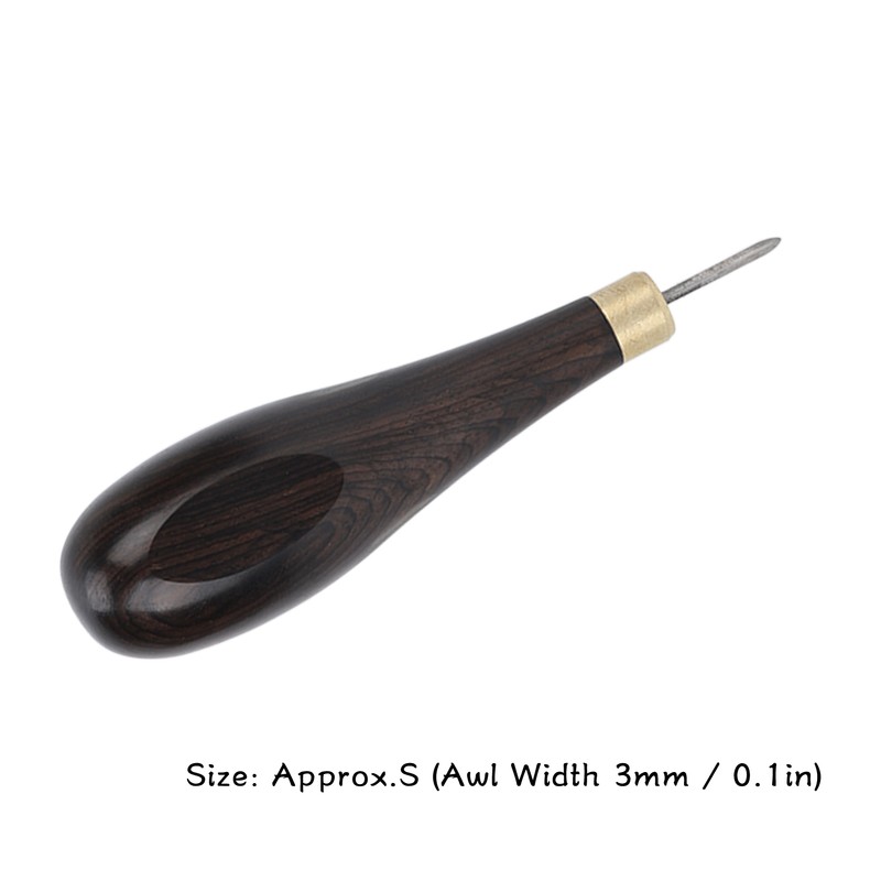 Rhombus Awl 3mm Red Sandalwood Reaming Diamond Shaped Awl Professional