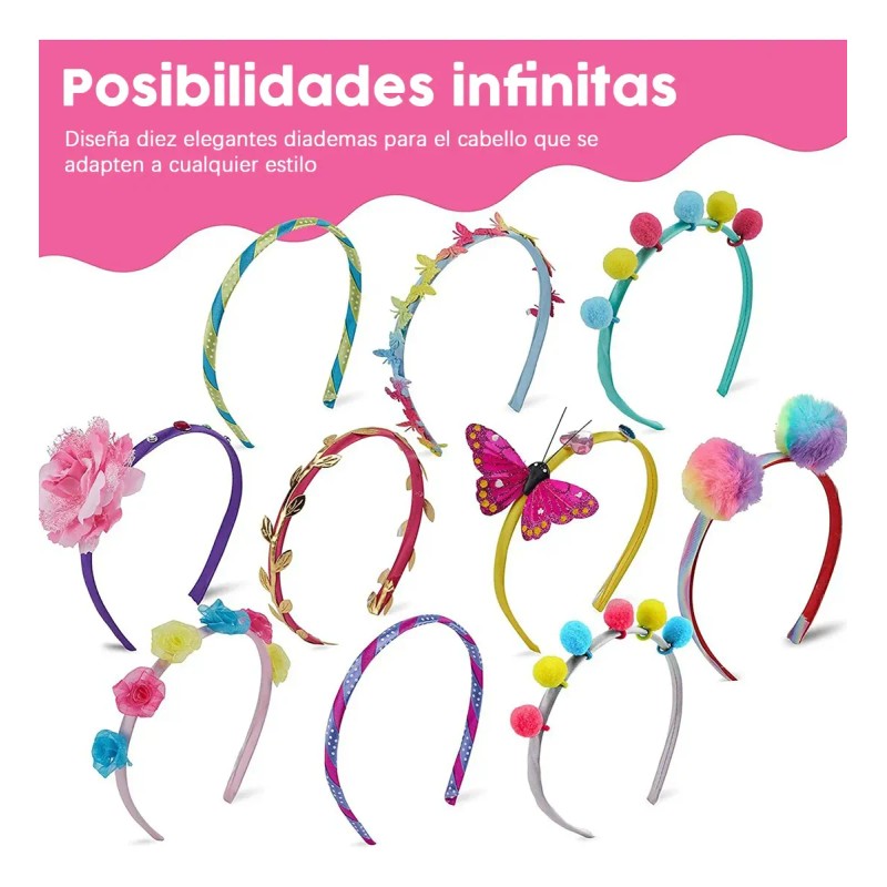 Kit De Diadema Para Niñas Set De Accesorios Para El