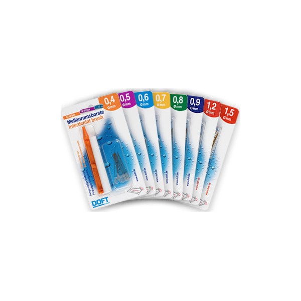 Doft Interdentals Brushes 0.5, 12 pcs
