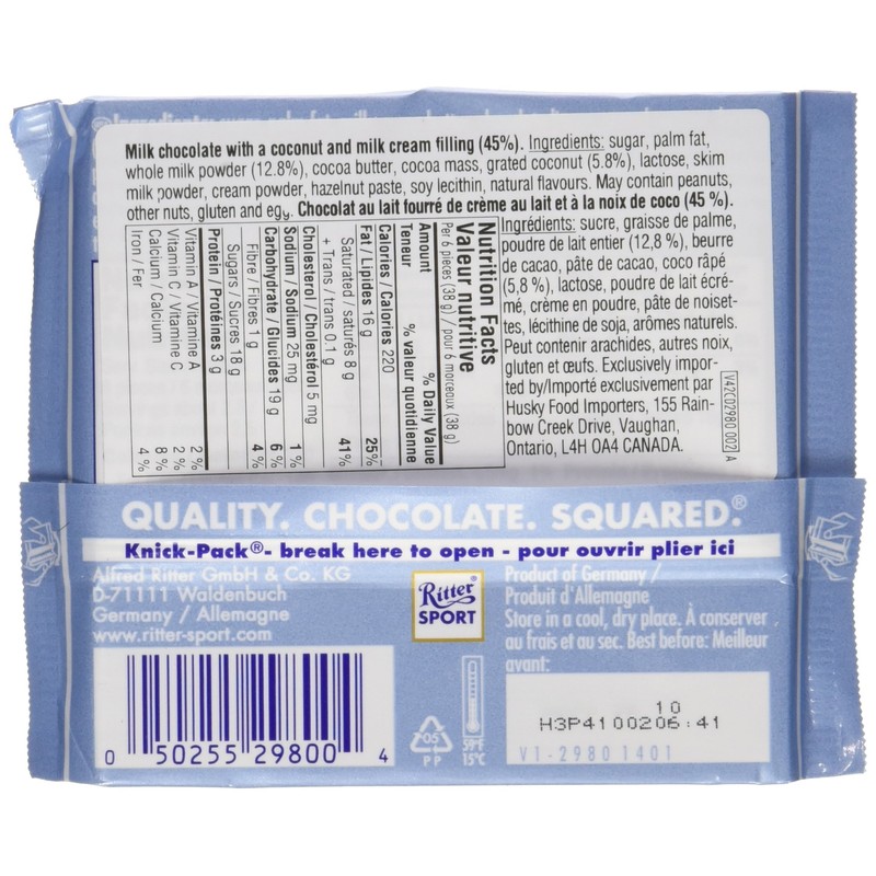 CHOC BAR COCONUT