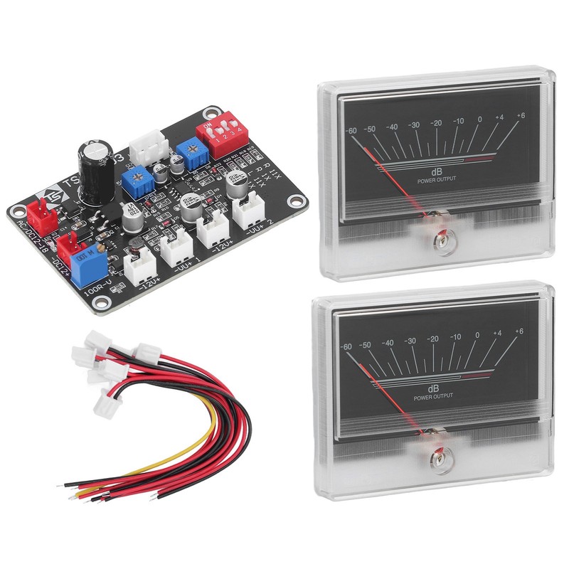 VU Meter Sound Audio Level Indicator Pre Amplifier Amp with