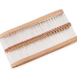 Innfeeltech 300 Pieces 1/4 W 5% Tolerance 220 Ohm Carbon Film Resistance for DIY Project and Experiments