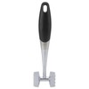 Meat Tenderizer Dual Sided Zinc Alloy Ergonomic Rubber Handle Balanced