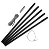 Universal 9.5mm Durable Tough Fibreglass 5 Tent Pole Pack Camping