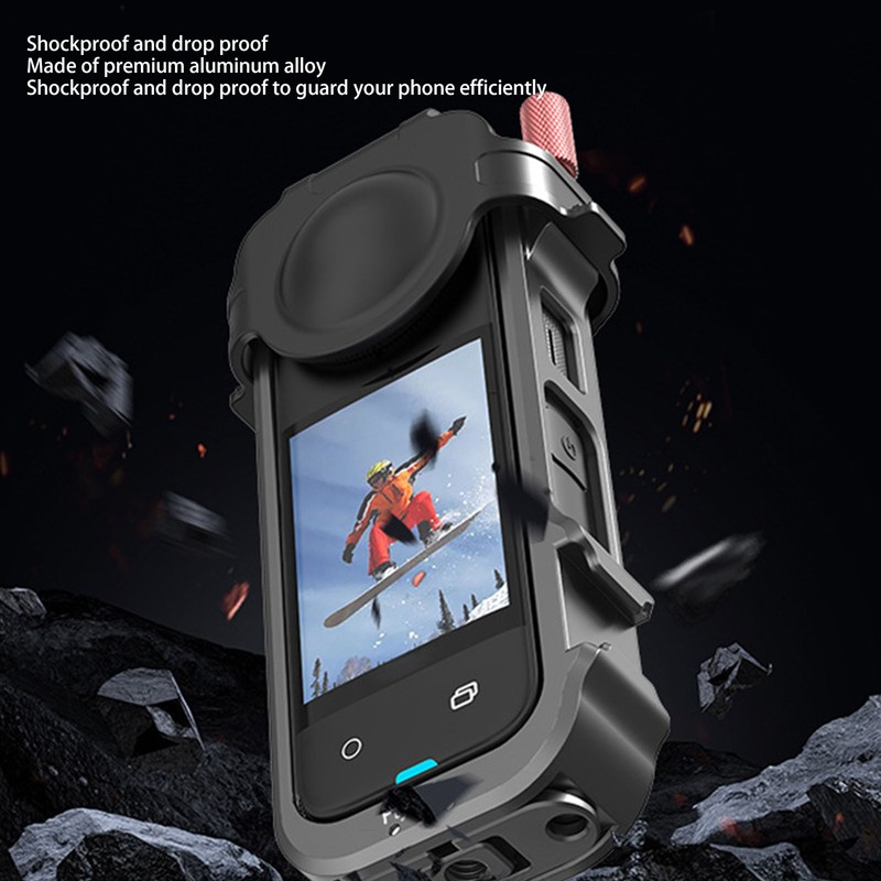 Aluminum Frame Cage for X4 Professional Protective Case with Silicone