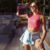 QFX J-220BT Red Boombox MP3 Conversion from Radio to Cassette