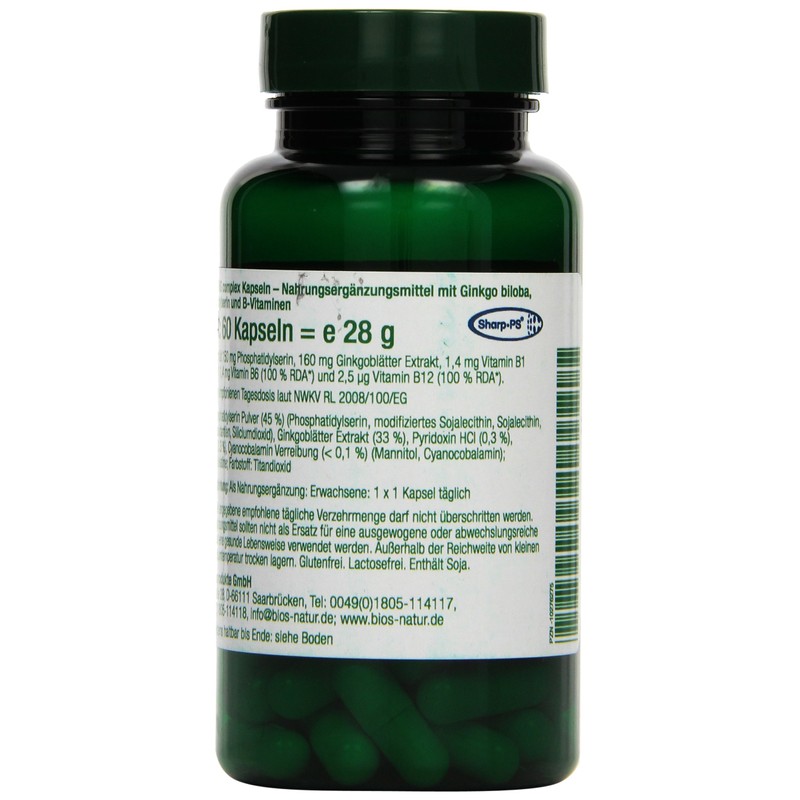 Bios Effect Gedächtnis complex, 60 Kapseln, 1er Pack (1 x