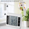 Fridge Thermometer Digital Freezer Thermometer LCD Display Waterproof Freezer Thermometer