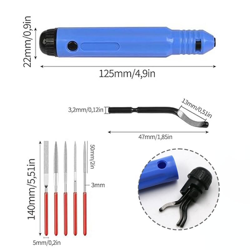 Aluminium Copper Plastic Burr, 360° Deburring Tool, Deburring Tool, Universal