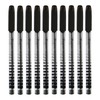 Ballpoint Pens, PBLOM Stick Biro Pens, 0.7mm Fine Tip, BLACK,