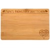 Samunshi® Wooden Board with Engraving Papa's Breakfast Board Bamboo Board