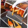 Mipcase Stainless Steel Rotisserie Grill Basket with Movable Door Versatile