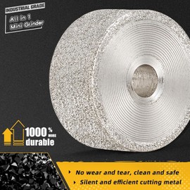 Sanding Bits for Dremel Rotary Tool，Grinding Stone Diamond Sanding Drill Bits with 1/8" Shank - Tough Enough to Metal Rust Removal/Smoothing/Sharpening - 80 Grit 1 Pack