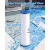 DAYEAR Ice Bath Water Filter 10" x 2.5" (6 Pack)