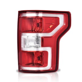 CHEDA Rear Tail Lamp Light Assembly Compatible with Ford F150 2018-2020 RH Passenger Side JL3Z13405H w/Wire Harness and Bulb Pilotos Traseros Conjunto