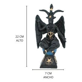 Imagen De Resina Baphomet Con Pentagrama