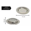 Macoll Set 2 Coladeras Malla Fregadero Lavabo Desagüe Acero Inoxid