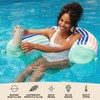 Big Joe Shaka Sling XL Pool Float, Rivera Stripe Turquoise,