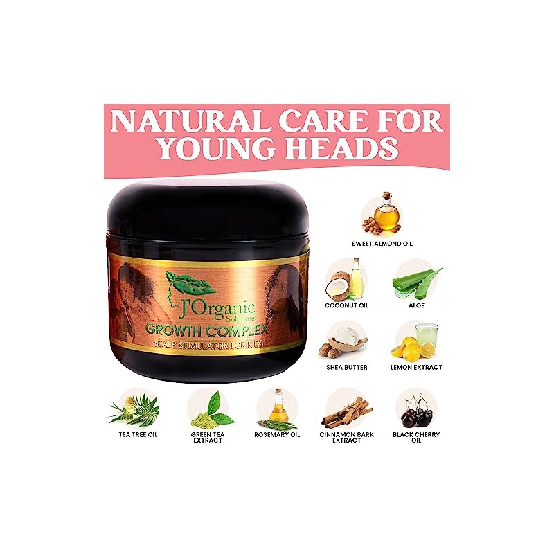 J'Organic Solutions - Estimulador de crecimiento del cabello (hecho a