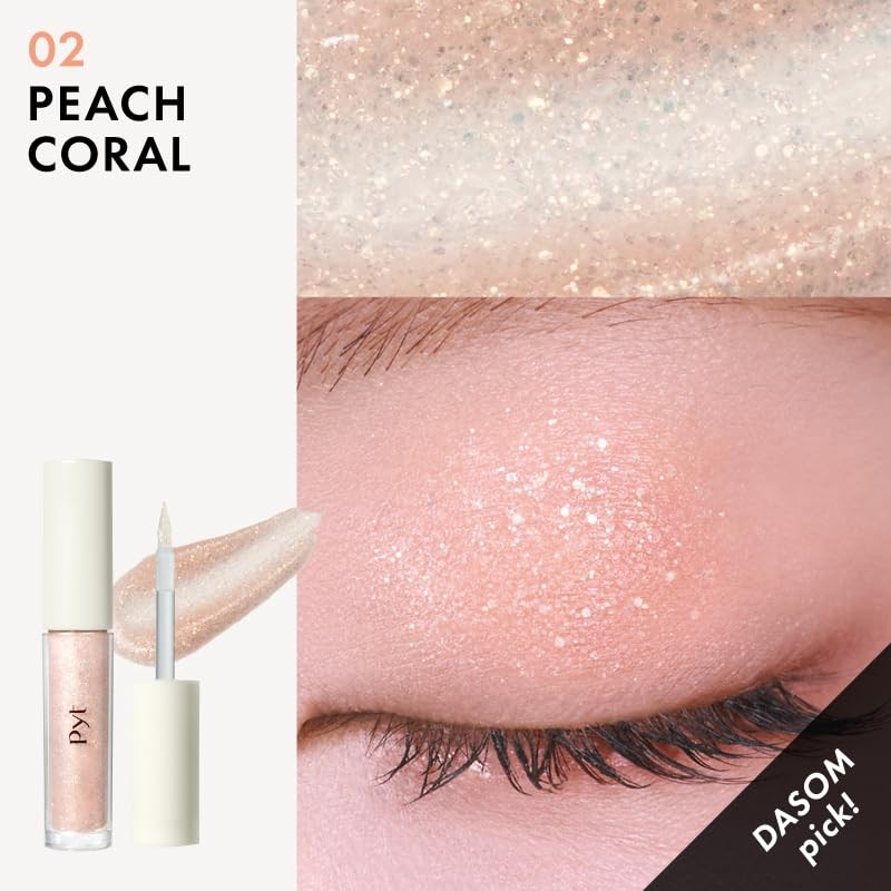 Pyt Pure Nichi Glitter (02 Peach Coral)