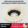 SHALL 6-Pack Felt Flap Disc Abrasives 4-1/2" x 7/8" Arbor,