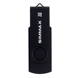 SIMMAX 32GB USB Flash Drives 3 Pack 32GB Memory Stick Swivel Design Thumb Drive USB Stick (32GB Black Blue Green)