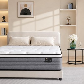 Twin Mattress, 10 Inch Twin Size Mattress in a Box
