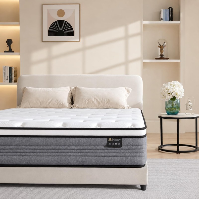 Twin Mattress, 10 Inch Twin Size Mattress in a Box