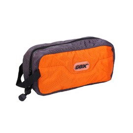 Tumecos Multi-function Wash Bag Electrical Parts Storage Bag Travel Pouch Bathroom Pouch Toiletry Cosmetic Pouch, orange large