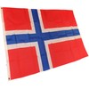 NWFlags Norway Flag 3ft x 2ft 75d Premium Polyester Suitable