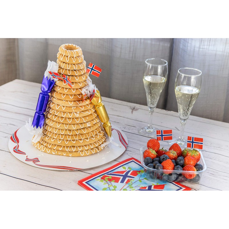 Fox Run Baking Gadget, Non-Stick Kransekake Mold, Norwegian Wedding Cake