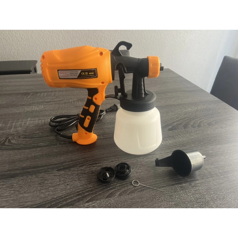 Lovewe Spray Paint Electric Gun DIY 3 Nozzles, 2 Spray