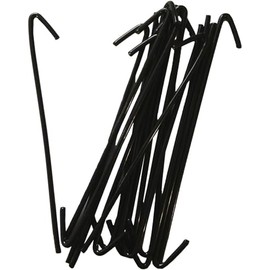 NMI Fence - 9Ga. X 6 1/2” #13 Aluminum Hook Ties – for Chain Link Fences - Black - 100Pc.