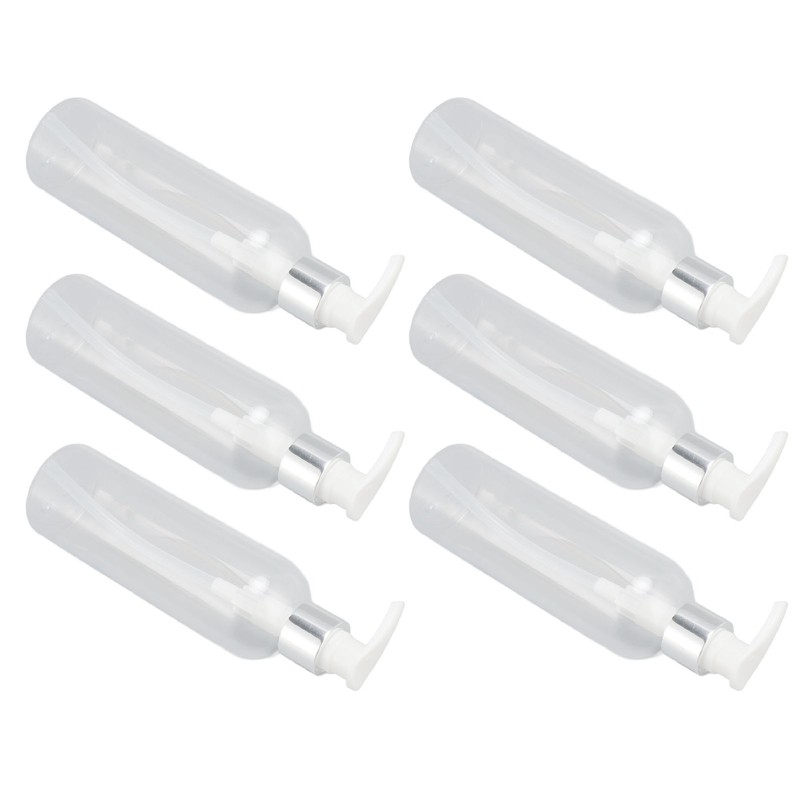 Clear Plastic Pump Bottle Dispenser Empty Refillable Massage Oil Bottle