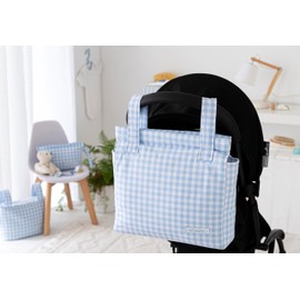 Mein gekochtes - Vichy Model Pack, Blue 2, Package with Changing Tas, verschoningsmatje en toilettas