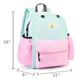 STEAMEDBUN Kids Backpack for Girls 4-6: Girls Backpacks for Elementary - 15 inch Backpack for Kindergarten