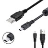 Wetco Black Durable USB 2.0 A to 8-Pin Mini B
