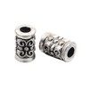Spacer Tube Spacers Beads Silver Spacer Metal Beads 7 x