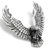 Schmuck-Checker Stainless Steel Pendant Eagle Solid Silver Eagle Necklace Byzantine
