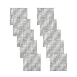 DONGKER 10PCS Aquarium Fish Tank Wire Mesh Pad Moss Net, Stainless Steel Decorative Aquatic Wire Mesh Pad Moss Net for Aquarium Fish Tank