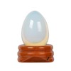Justinstones Synthetic Opalite Moonstone Glass 30mm Egg Shaped Crystal Healing
