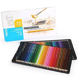 Mu Hui 72 Watercolour Pencils, Premium Art Drawing Sketch Pencils for Adults and Professionals