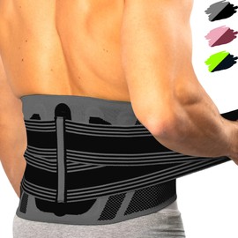 Feel Recovery Back Support for Men & Women - Back Support Belt for Work & Sports - Lower Back Support for Sciatica, Herniated Disc, Scoliosis & Back Pain
