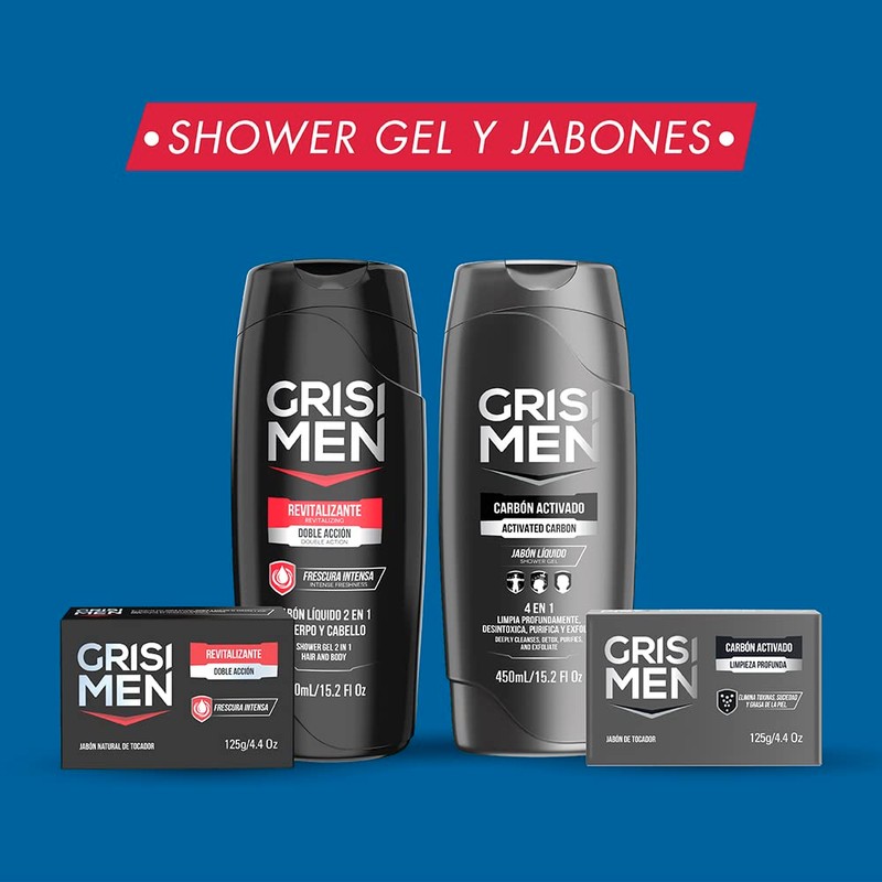 Grisi Men Shower Gel Revitalizante 450ML
